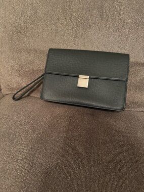 Preloved Louis Vuitton Selenga Leather  Clutch